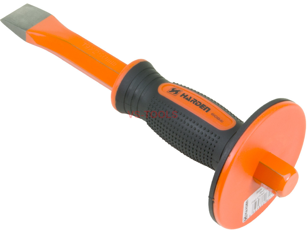 19mm Flat Slotted Head 250mm CRV TPR Hand Guard Handle Concrete